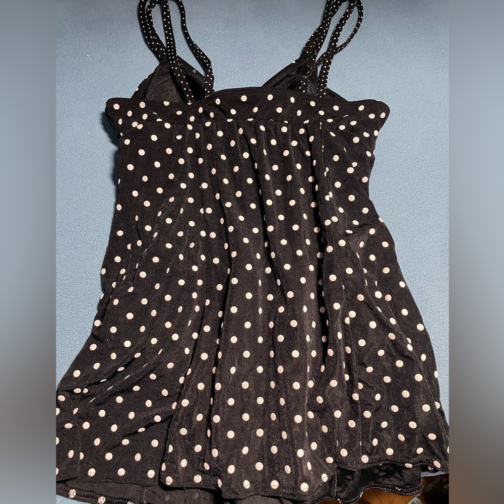 Kathy Ireland size 8 vintage one-piece bathing suit (swim dress) - Picture 8 of 8